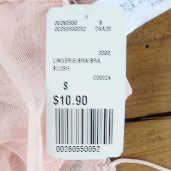 FOREVER 21 LINGERIE BUNDLE TWO BRALETTES PINK & GREY SIZE SMALL NWT - Picture 8 of 14